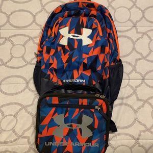 Under Armour Storm Backpack and Lunch Box